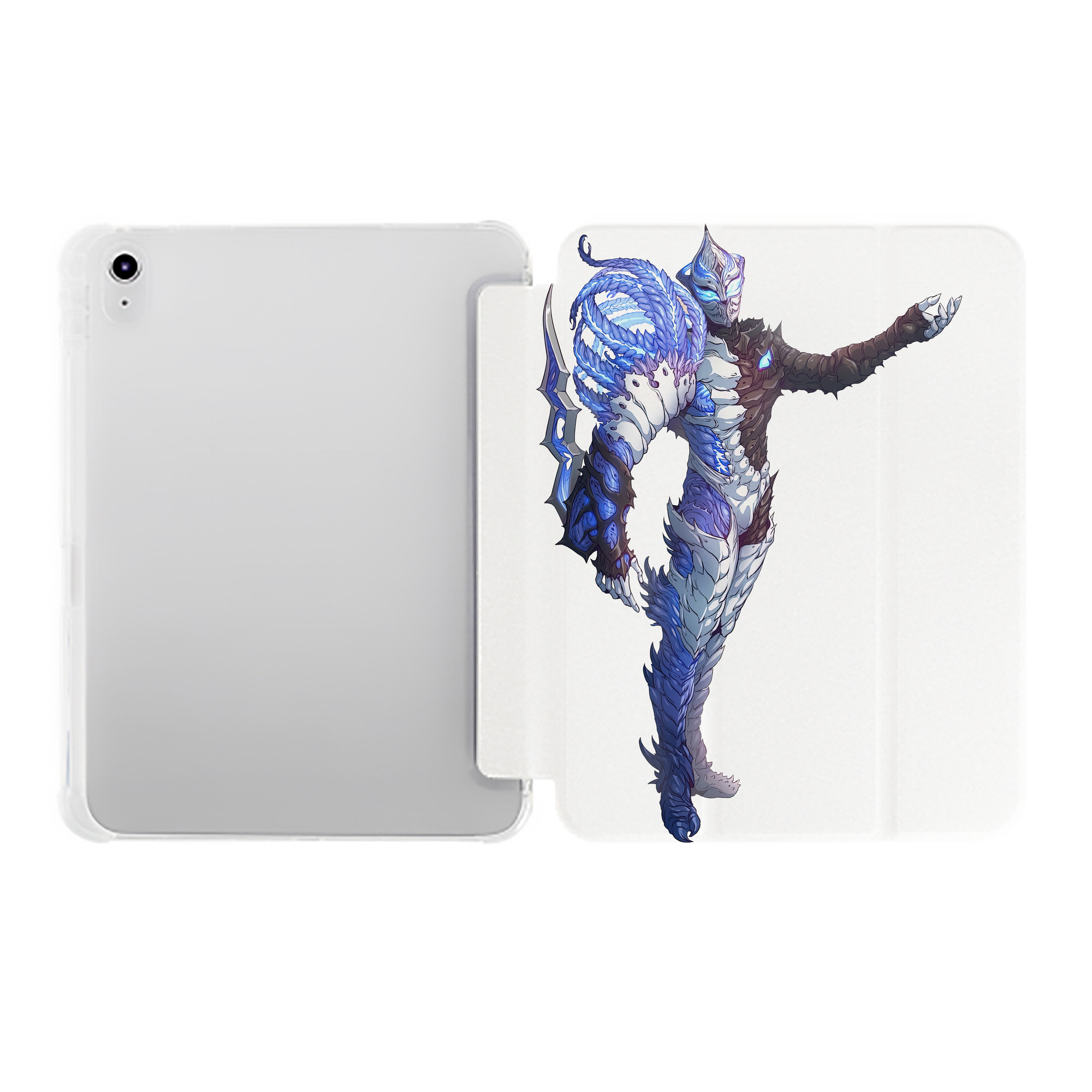 （画像用） ウルトラマン Ultraman IPad ケース ペン収納付き 三つ折りスタンド PUレザー×シリコン 対応機種9.5/10.5/10.9インチ